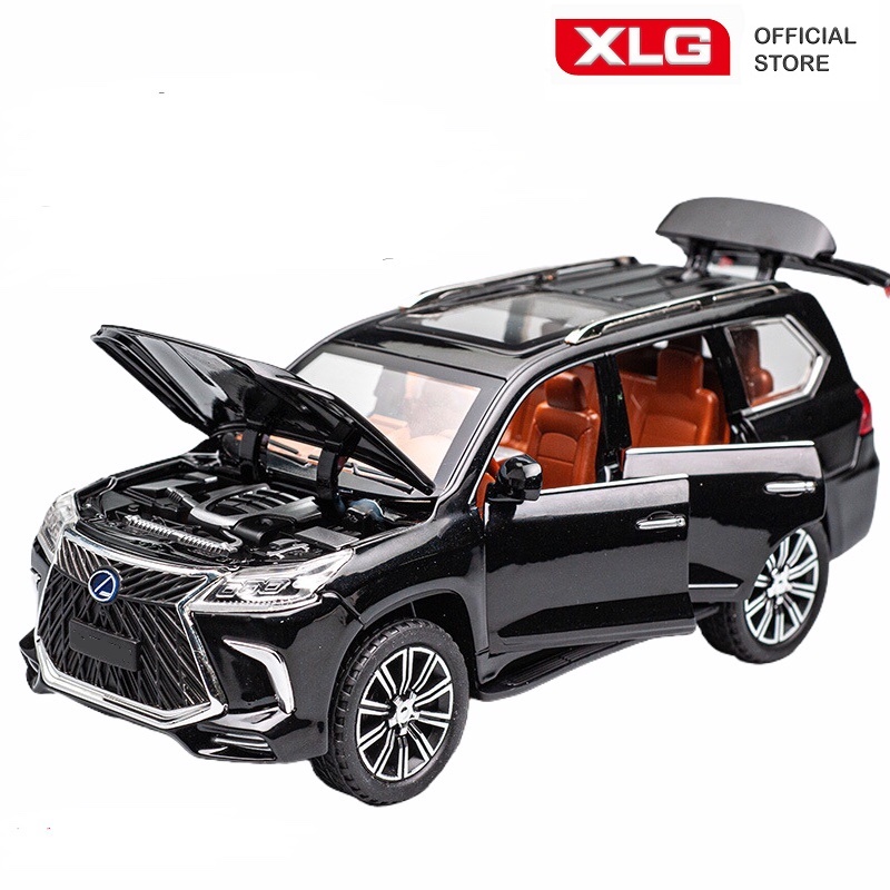 Ảnh Mô hình xe LEXUS LX570 1:24 XLG bằng kim loại cao cấp dài 22cm 1
