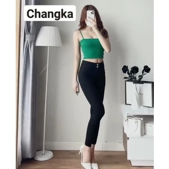 Women's High-waist Premium Pants Legging Logo Khuy – 4