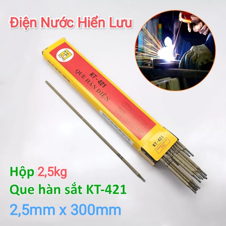Que Hàn Sắt Kim Tín KT-421 2.5mm Hộp 2.5kg | Shopee Việt Nam