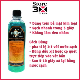 Nước Tẩy Rửa Xe Máy Đa Năng 3x super clean và Shiny pro
