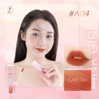 Son Kem Lì DI Cosmetic mua 1 tặng 1 siêu mềm môi, không chì
