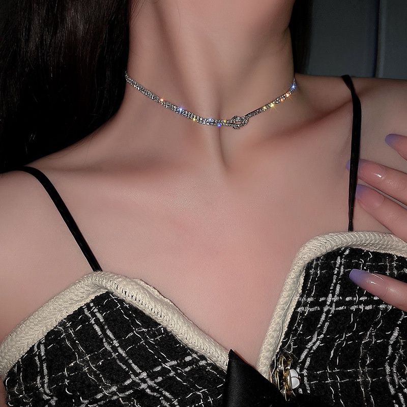 Dây Chuyền Choker Cao Cấp Nữ đính đá Sang Trọng Dự Tiệc Shopee Việt Nam 5573