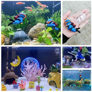 Đồ trang trí Động Vật Hoạt Hình Dễ Thương Trang Trí Bể Cá