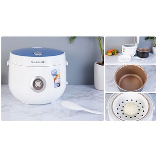 Nồi cơm nắp gài Sunhouse SHD8606 1.8 lít chính hãng trưng bày-người ăn 4-6 người Công suất: 700 W