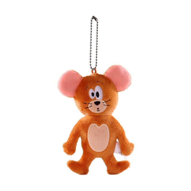 PS1 Tom và Jerry Sang Trọng Búp Bê Móc Khóa Mèo Chuột Đồ Chơi Nhồi Bông Quà Tặng Cho Bé Gái Túi Mặt Dây Chuyền Hoạt Hình Búp Bê Cho Trẻ Em SP