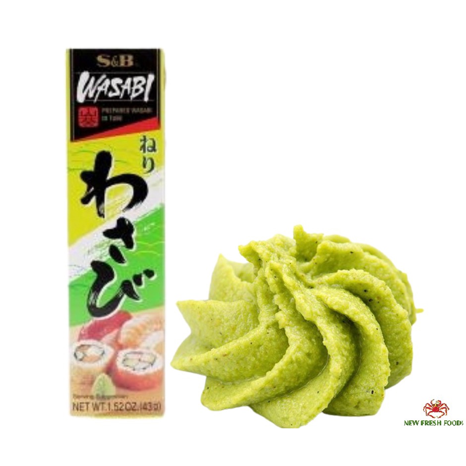 Mù Tạt Xanh Shushi Wasabi S&B Xanh Cay 43gr/ Mustard Prepared Wasabi In