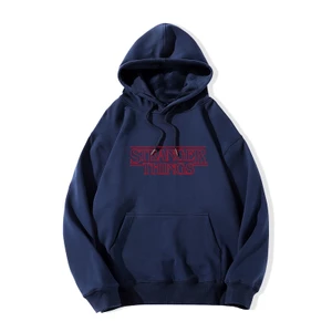 Mẫu Áo Hoodie Nam HappyFamily Form Rộng In Chữ STRANGER THINGS Chất Nỉ Cao Cấp