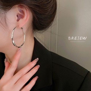 DREJEW Khuyên Tai Vòng Xoắn Phong Cách Âu Mỹ Mới Cho Nữ