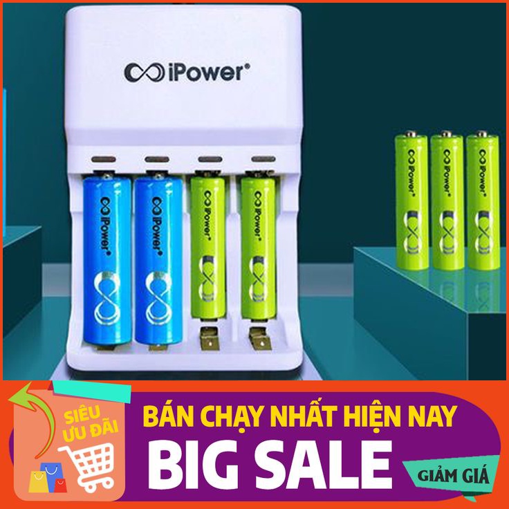 Pin sạc IPOWER AAA (pin nhỏ), Sạc pin chính hãng IPOWER, BẢO HÀNH 1 NĂM ...