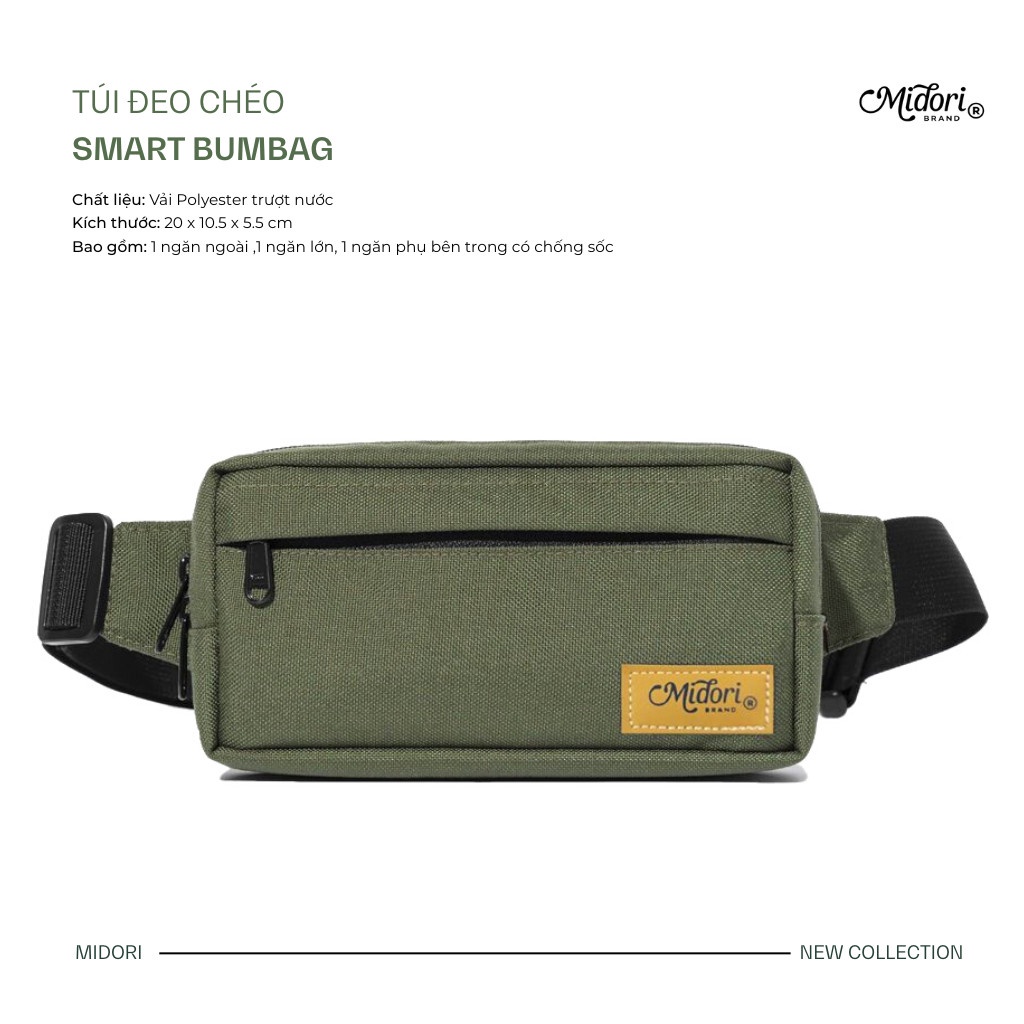 Túi Đeo Chéo Smart Bumbag VOL 3 Nam Nữ Siêu Nhỏ Gọn Local Brand