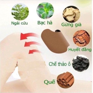 Sỉ 10 Hộp Tổng 120  Miếng Dán Vai Gáy Ngải Cứu (12 miếng/Hộp)