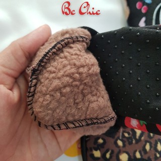 Hài nỉ lót lông VECYLA chống trượt nam nữ (giày nỉ nhung)