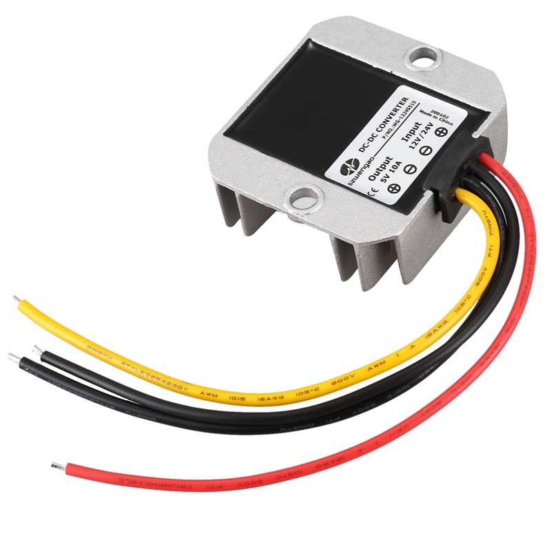 Szwengao 12V 24V sang 5V 10A Bộ điều chỉnh chuyển đổi DC DC 12 Volt đến 5 Volt 50W Buck Nguồn điện