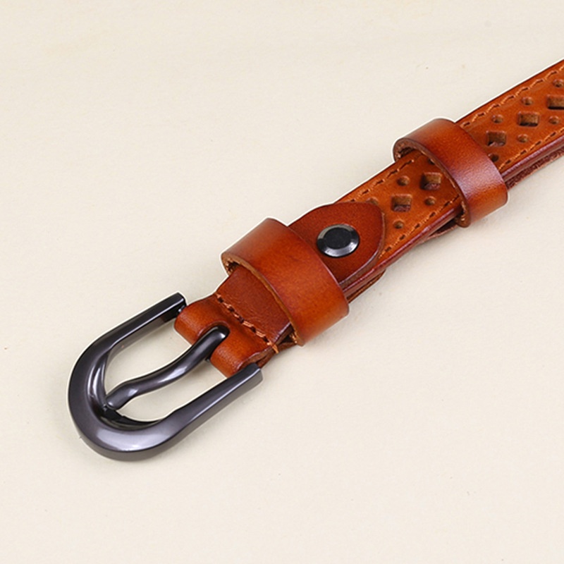 Thắt Lưng Nữ BIGGBEN Đầu Kim Da Bò Thật HKD617