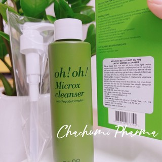 [DATE 06/2027] Sữa Rửa Mặt oh!oh! Microx Cleanser Dành Cho Mọi Loại Da 150g