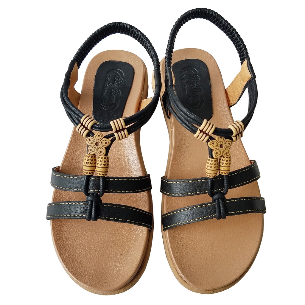 Giày Sandal Nữ BIGGBEN Da Bò Thật HKD612