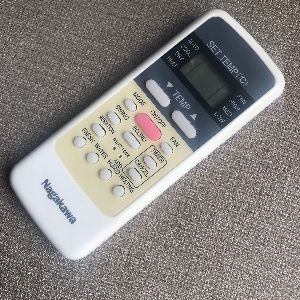Điều khiển điều hòa nagakawa, Remote máy lạnh nagakawa hàng chính hãng