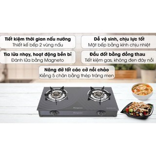 Bếp ga đôi Kangaroo KG519M Chính hãng trưng bày+bảo hành 12 tháng chính hãng