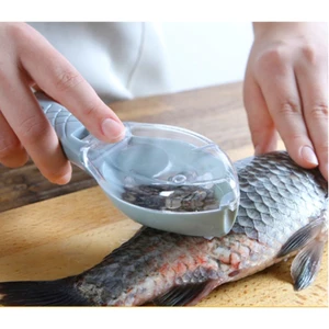 Dụng cụ nhà bếp gia đình Dụng cụ tỷ lệ cá có nắp Nhà bếp Cân cá Planer Hướng dẫn sử dụng Dụng cụ loại bỏ vảy cá Dụng cụ làm sạch vảy cá