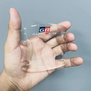 Set 4 / 8 Miếng Dán Silicon Trong Suốt Chống Trầy Cho Tay Nắm Cửa Xe Hơi Toyota GR GAZOO Racing VIos Yaris Corolla Cross Wish CHR Avanza Fortuner Rush Innova