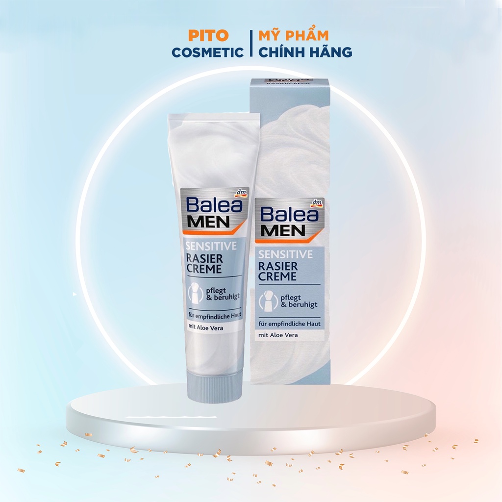 Kem Cạo Râu Balea Men Sensitive Rasier Creme 100ml | Shopee Việt Nam