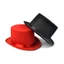 KIN Nón Dành Cho Người Lớn Trẻ Em Xi Lanh Nón Ảo Thuật Gia Mad Hatter Đảng Trang Phục Fedora Ảo Thuật Gia Nón Cho Lễ Hội Rave Đảng