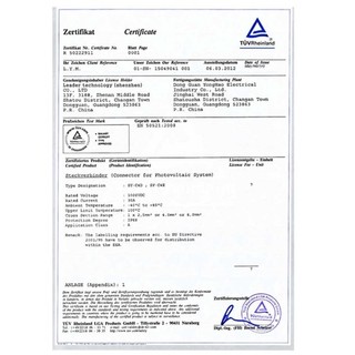 Jack MC4 1500V Leader chuyên dùng nối tấm Pin mặt trời