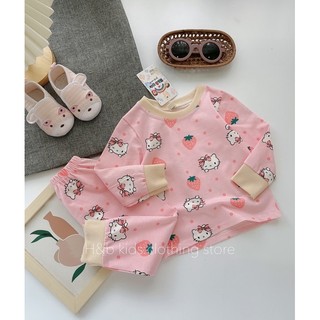 [7-18kg] Bộ dài tay cho bé vải cotton zip Hàn siêu xinh - quần áo trẻ em