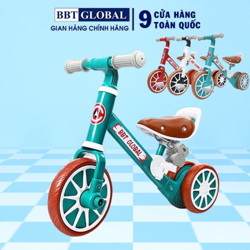 Xe chòi chân cho bé 2 tuổi BBT Global Q6 kết hợp bàn đạp 2 trong 1, bảo hành 6 tháng toàn quốc