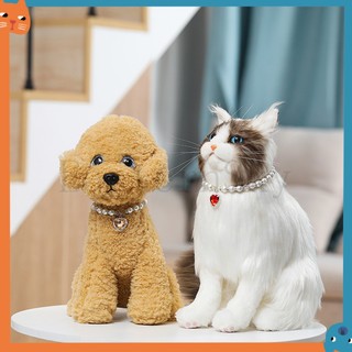 Thú Cưng Ngọc Trai Vòng Cổ Mèo Kim Cương Giả Tình Yêu Cổ Pha Lê Mặt Dây Chuyền Vòng Cổ Chó Con Phụ Kiện Đồ Trang Trí Thú Cưng Bán Buôn