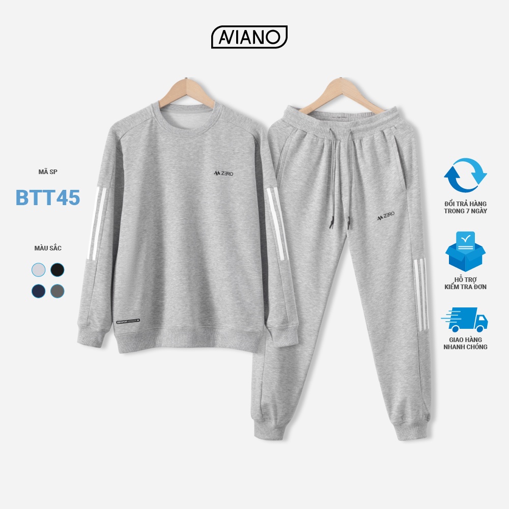 Ảnh Bộ Nỉ Thể Thao Thời Trang Thiết Kế Năng Động Trẻ Trung Cao Cấp ZERO 2