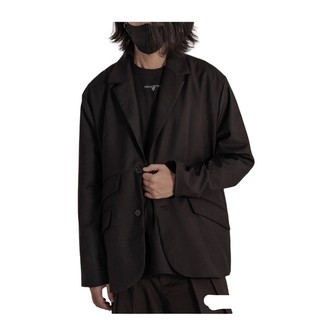 ÁO KHOÁC BlAZER NAM NỮ-ÁO KHOÁC VEST T-A-N THỜI TRANG UNISEX PHONG CÁCH HÀN QUỐC AV024 MÀU ĐEN