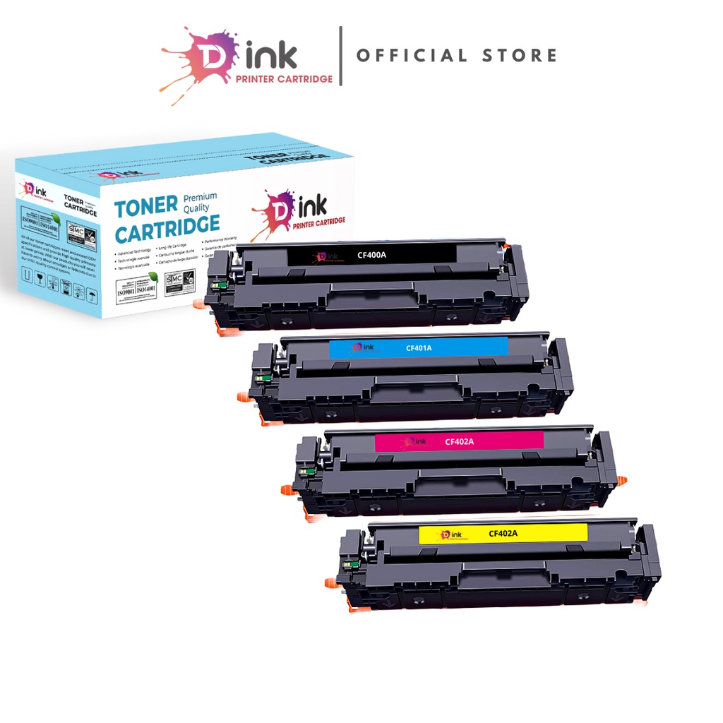 Hộp Mực siêu đậm nét TDink CF400A, 401A, 402A, 403A - Dùng cho máy in ...