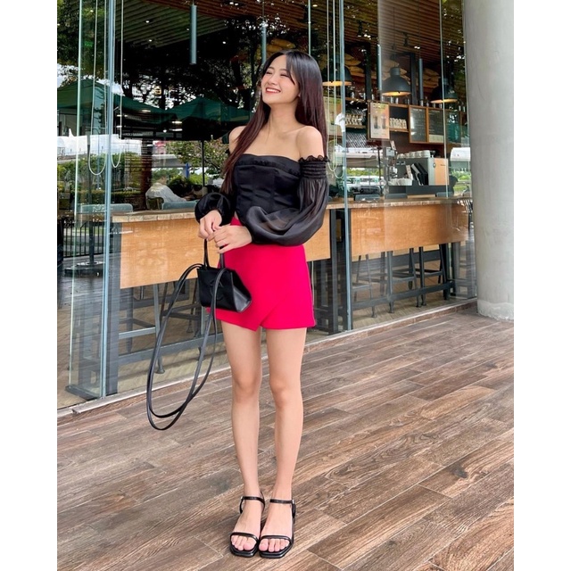 Chân váy nữ [MAY THEO SỐ ĐO] - váy A phối blazer & vest - chất liệu cao cấp, màu hồng sen- Tiệm may Diluclothing