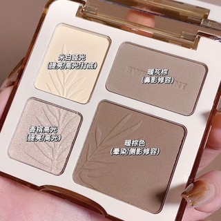 Bảng Màu Phấn Bắt Sáng / Tạo Khối / Má Hồng Hiệu Ứng Lì 3D Độ Bóng Cao