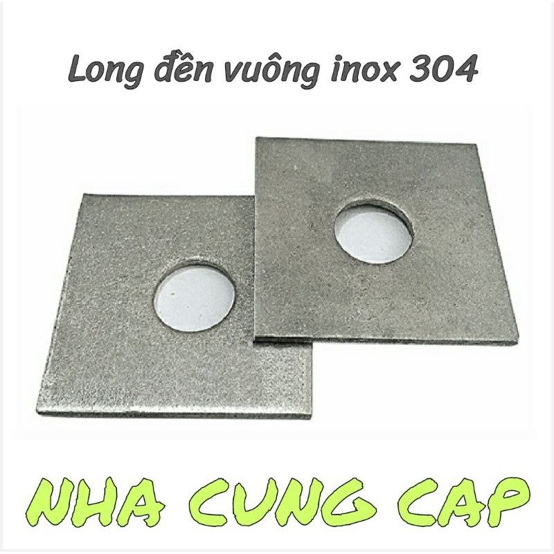 LONG ĐỀN INOX 304 VUÔNG LỖ 18 DÀY | Shopee Việt Nam