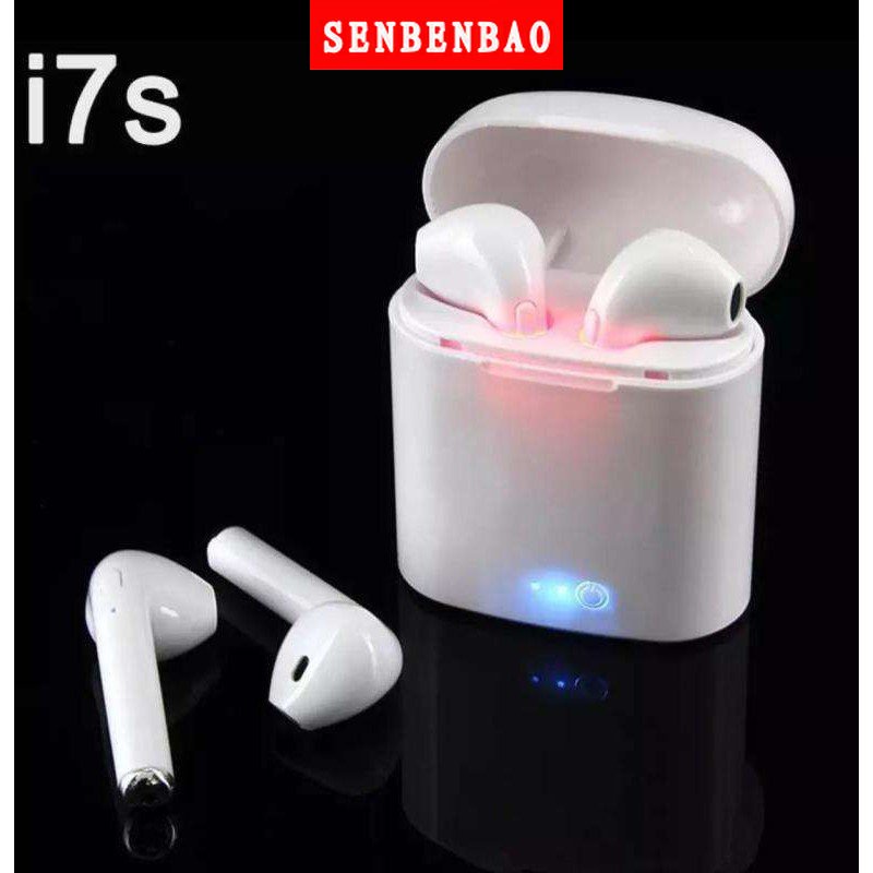Tai Nghe Bluetooth Không Dây i7S TWS Kèm Hộp Sạc Phong Cách Thời Trang Giá Rẻ