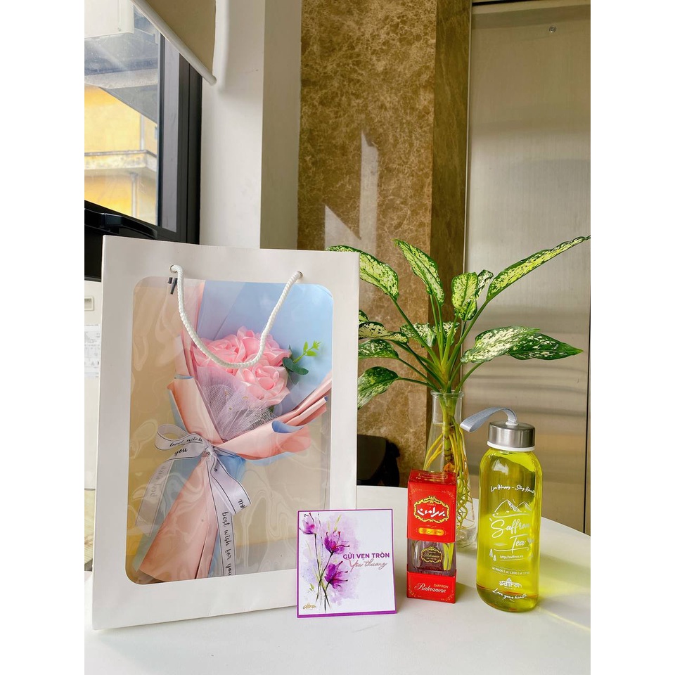 Ảnh Set quà 20/10 Nhụy hoa nghệ tây thương hiệu Saffron Việt Nam - món quà tặng mẹ, vợ, người yêu, đồng nghiệp 3