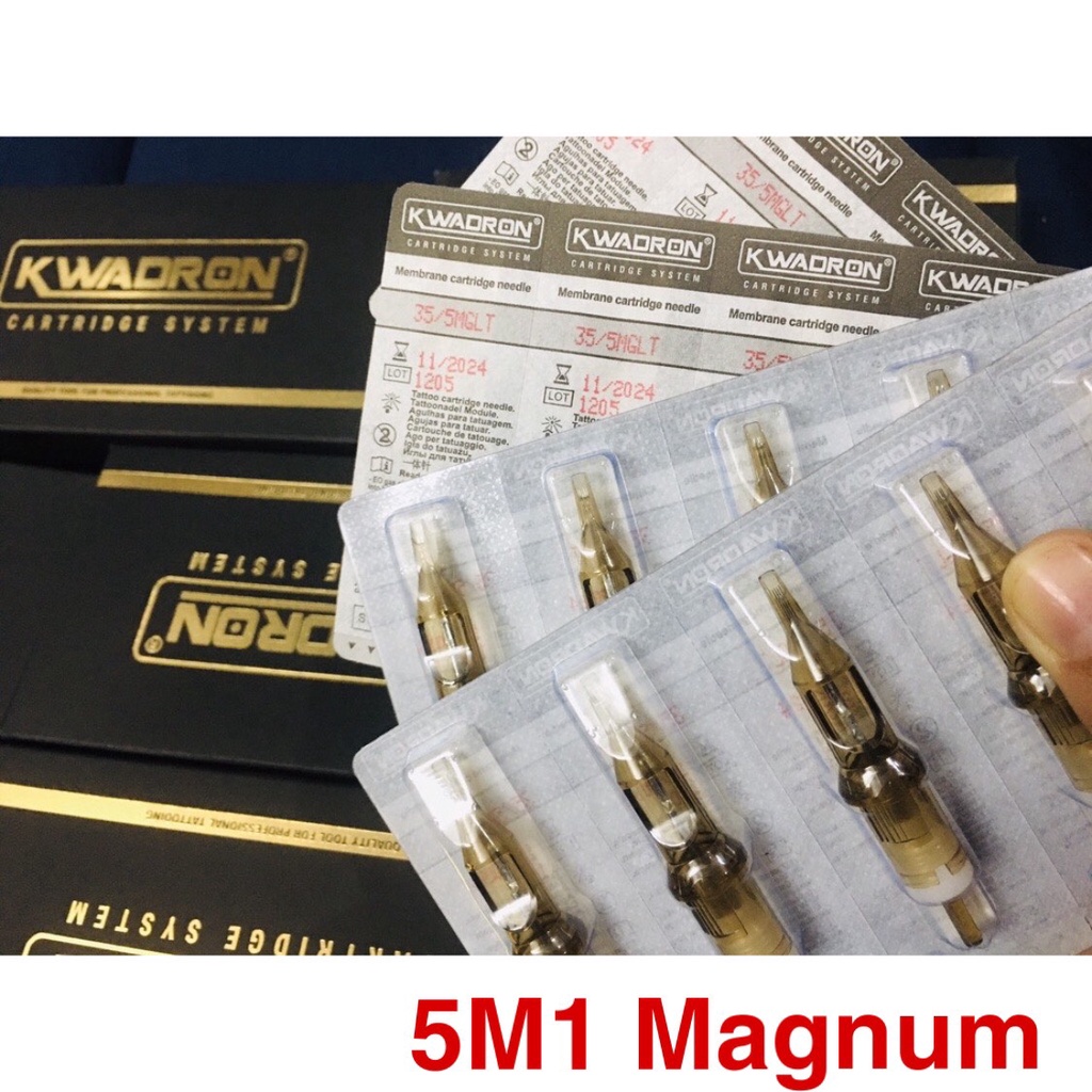 [KWADRON] Kim Magnum 5M1 - 7M1 Kwadron - Kim Đạn Máy Pen Phun Xăm