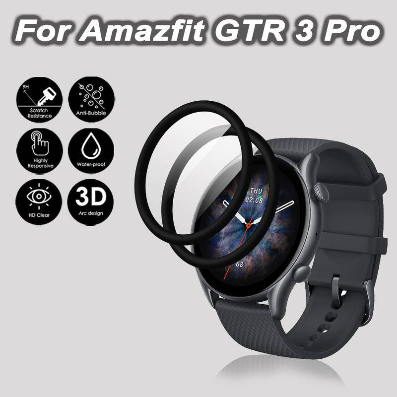 Kính Cường Lực Mềm Cho Huami Amazfit Bip 3 Pro U S GTS2 GTS2e GTS4 mini Bảo Vệ Màn Hình Đồng Hồ Phim Bảo Vệ Cho Huami Amazfit GTR2 GTR3 T-REX Pro Bảo Vệ
