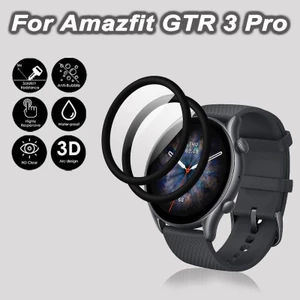 Kính Cường Lực Mềm Cho Huami Amazfit Bip 3 Pro U S GTS2 GTS2e GTS4 mini Bảo Vệ Màn Hình Đồng Hồ Phim Bảo Vệ Cho Huami Amazfit GTR2 GTR3 T-REX Pro Bảo Vệ
