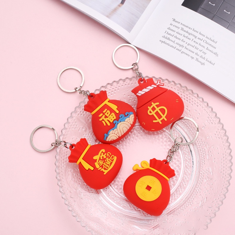 Móc Khóa Chúc Mừng Năm Mới May Mắn