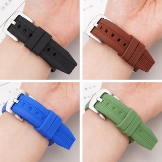 Dây Đeo Silicon Mềm Thoáng Khí Cho Đồng Hồ Thông Minh Seiko 16 / 18 / 20 / 22 / 24mm