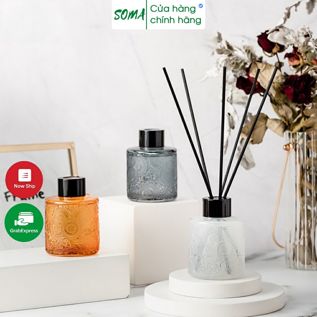 Lọ Khuếch Tán Tinh Dầu Thơm Phòng Nước Hoa Thơm Để Phòng Thiên Nhiên Tán Hương 100ML Ba Tư KT31