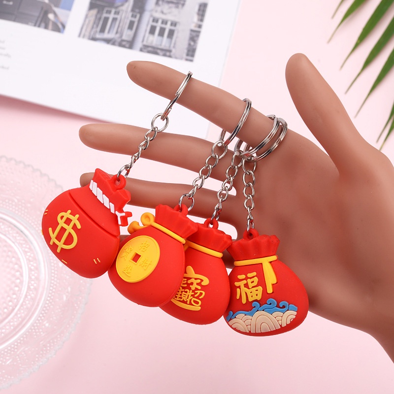 Móc Khóa Chúc Mừng Năm Mới May Mắn