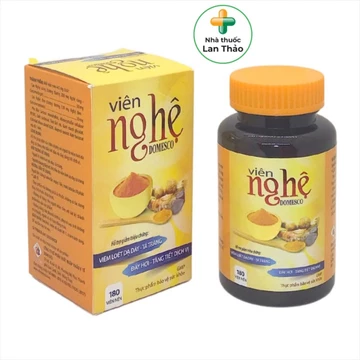 VIÊN UỐNG HỖ TRỢ DẠ DÀY TIÊU HÓA VIÊN NGHỆ DOMESCO LỌ 180 VIÊN