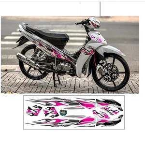 Tem sirius mẫu lửa + Tặng kèm logo SOUTHVIETNAM
