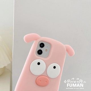 Ốp Điện Thoại Silicon Hình Heo Hồng 3D Cho iPhone 14 Plus 14 13 12 11 Pro Max 8 7 6 6s Plus SE 2020 2022