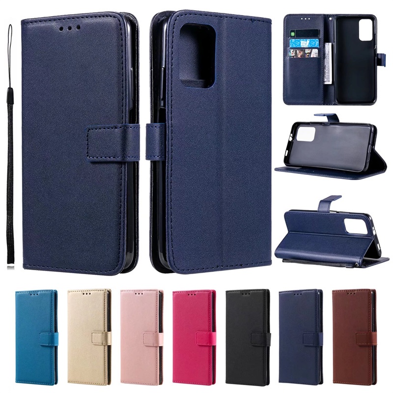 Dành Cho Samsung Galaxy S20 Plus FE Ultra A31 A12 A42 Flip Case Cover Ví Da Điện Thoại Ốp Lưng Silicon Mềm