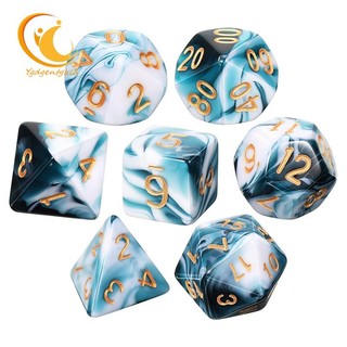Bộ 7 Xí Ngầu Đa Diện Cho DND Pathfinder Playing RPG